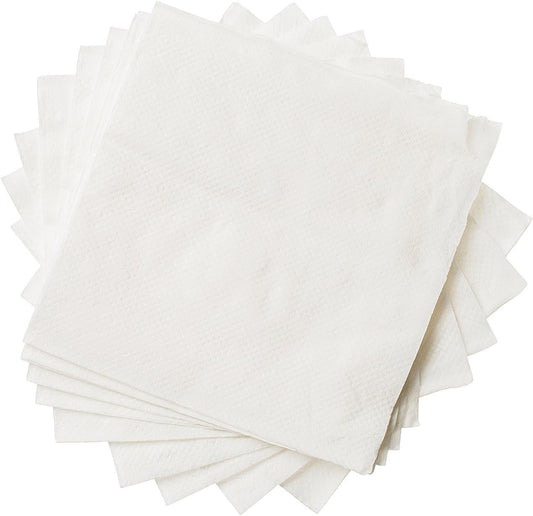 1000 White Cocktail Napkins - Bulk Pack