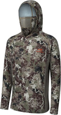 BASSDASH UPF 50+ Mens Hunting Shirt with Mask - Sun Protection