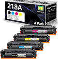 218A Toner Cartridge 4 Pack with Chip - Compatible Replacement Set