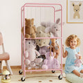 210L Stuffed Animal Storage Toy Organizer - Rolling Plush Bin