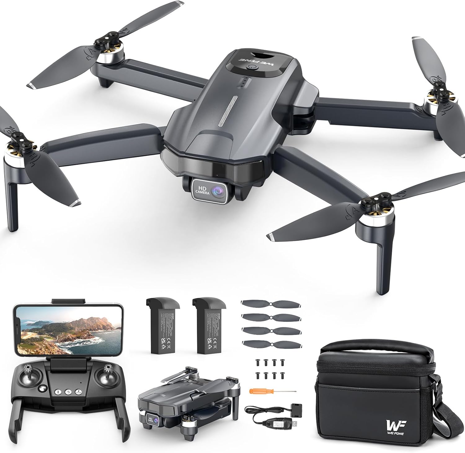 Premium 4k Camera Drone: 5G WiFi, GPS, Follow Me