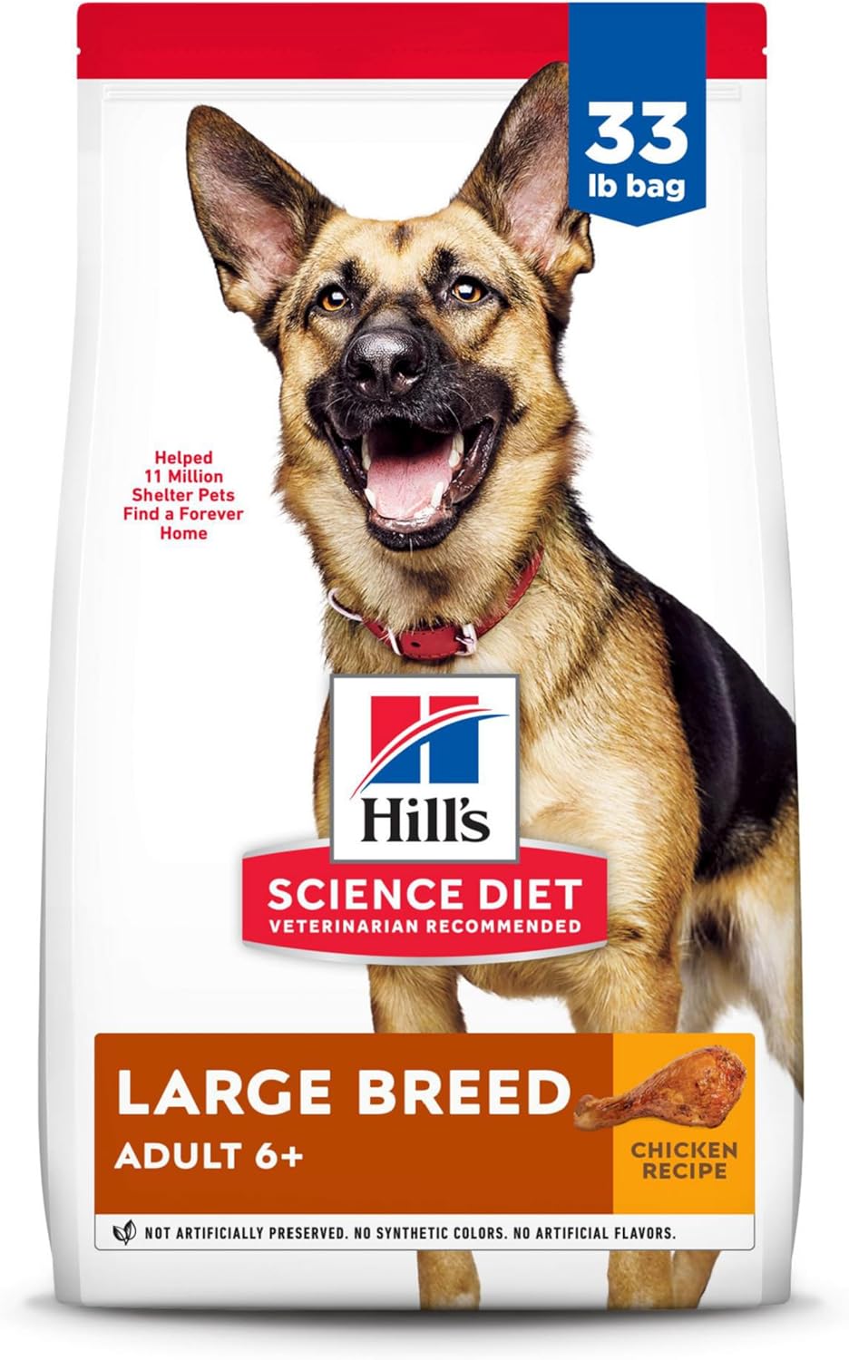 Hill's Science Diet Large Breed Senior Dry Dog Food for Health