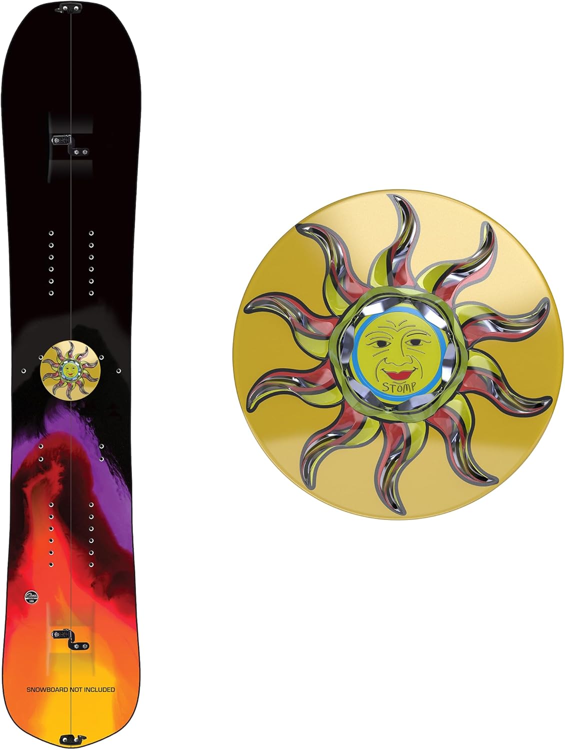 Stompgrip Premium Stomp Pad | Sun | Grippy 3D Decal
