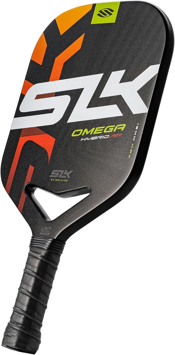 SLK Omega Pickleball Paddle with Edgeless Carbon Fiber Design