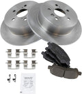 TRQ Rear Brake Pad & Rotor Kit for 2008-2013 Toyota Highlander