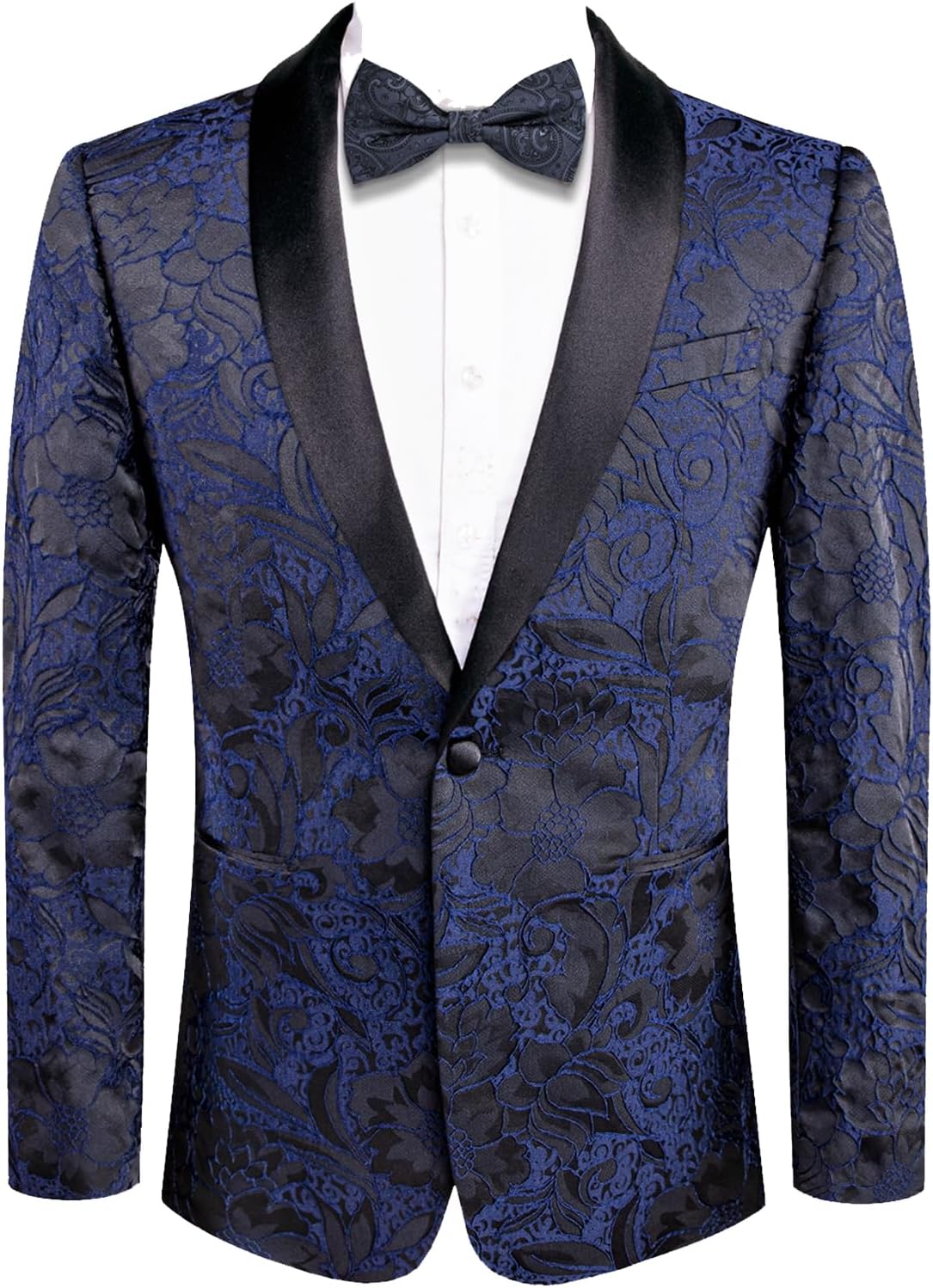 Hi-Tie Stylish Men Suit Jacket Blazer for Elegant Occasions