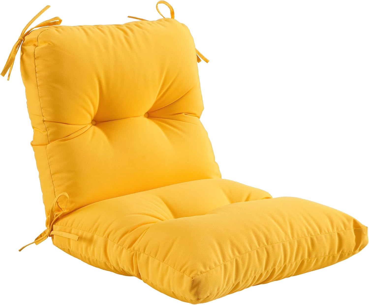 Outdoor Indoor Seat/Back Chair Tufted Cushion for Patio Use