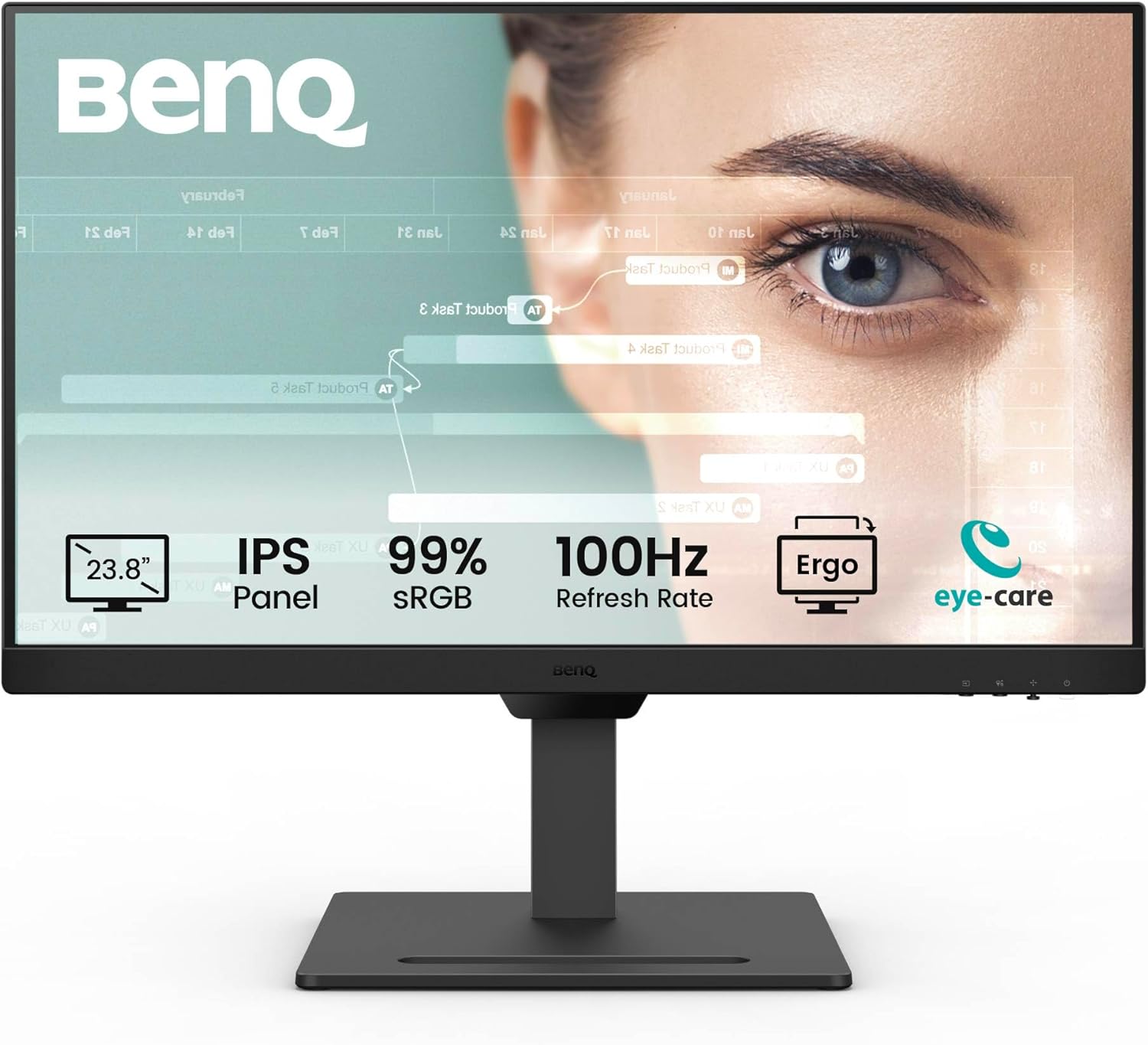 BenQ GW2490T 24 Inch Monitor with Eye-Care Technology and 100Hz