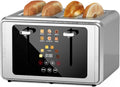 4 Slice Toaster Touchscreen Dual Control Panel - Smart Countdown