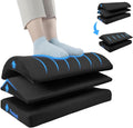 Foot Rest for Under Desk at Work - 3 Adjustable Heights for Comfort