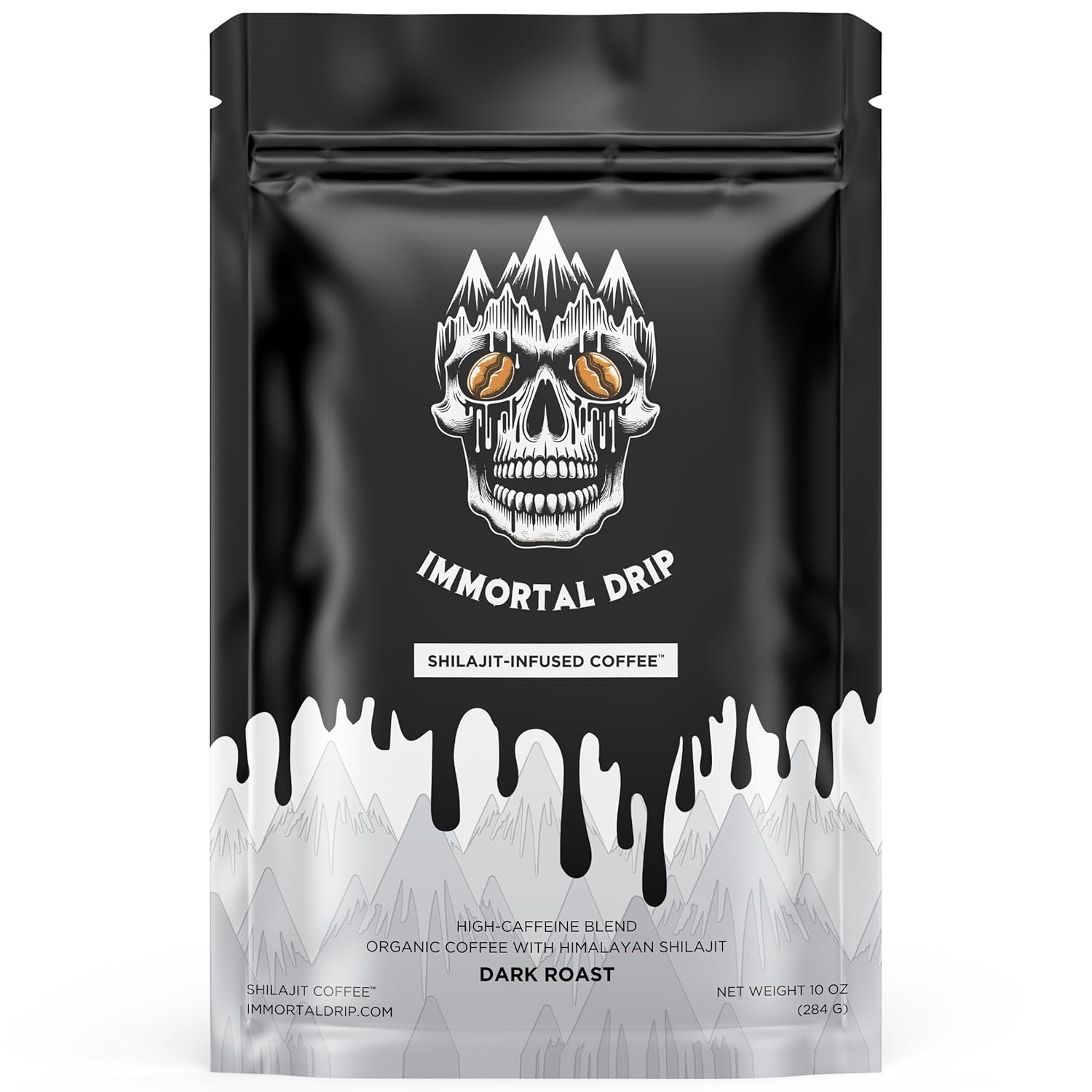 Organic Dark Roast Shilajit Coffee - Immortal Energy Boost