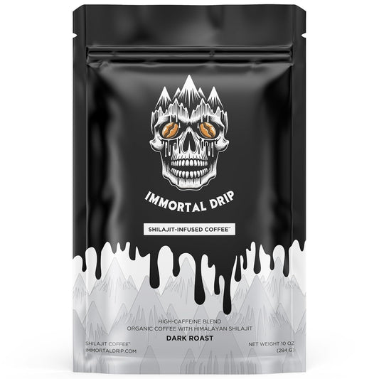 Organic Dark Roast Shilajit Coffee - Immortal Energy Boost