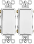 Pass & Seymour Radiant 4 Way Rocker Light Switch - Durable Decorator