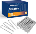 6 in Landscape Staples 560pcs - Heavy Duty Galvanized U Stakes