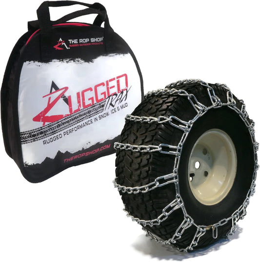 Link Tire Chains for Snow Blowers and Lawn Tractors - 16x6.5x6