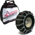 Pair of 2 Link Tire Chains 24x9.5x12 for Snow Blowers & Mowers - Turf