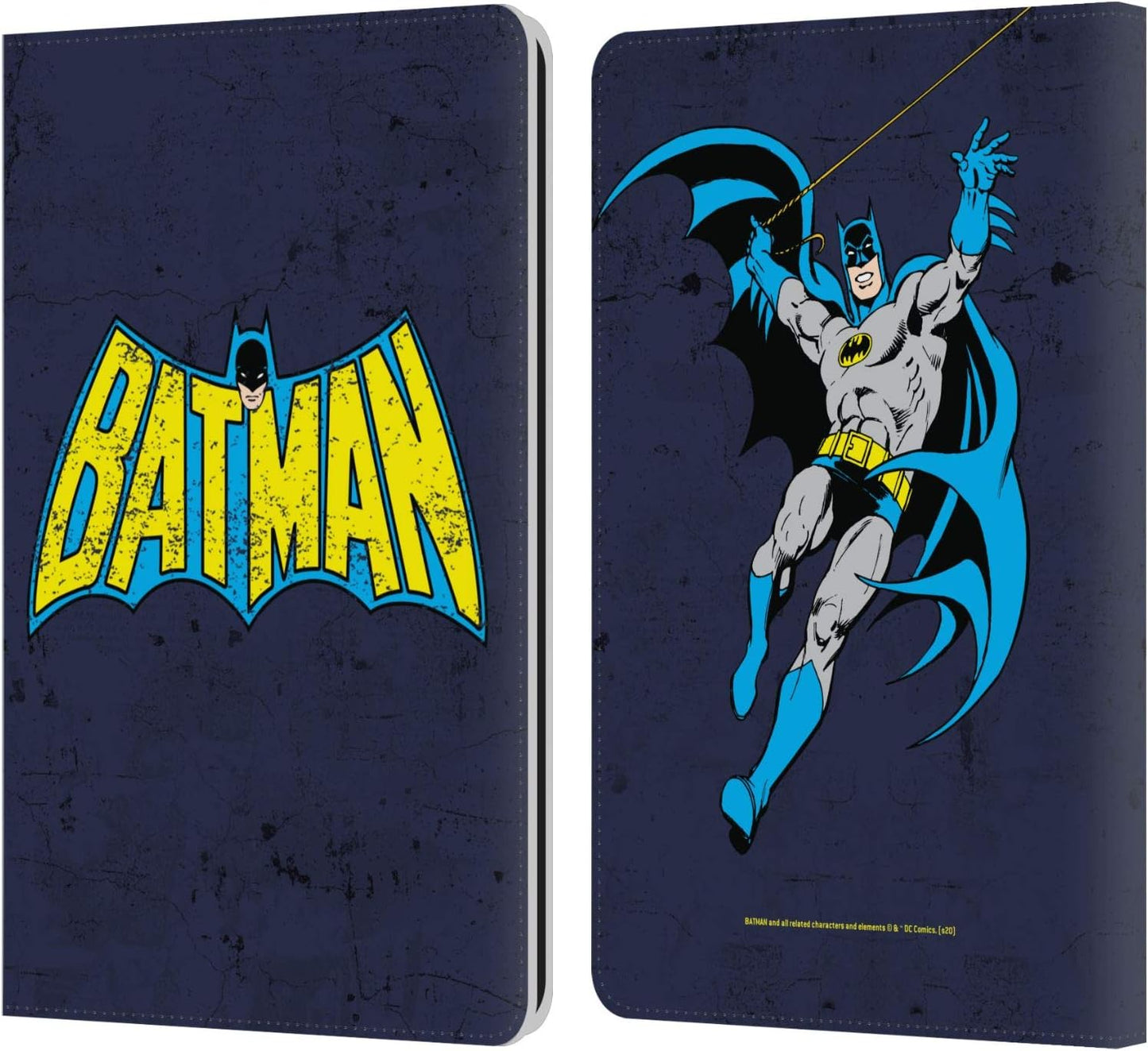 Batman DC Comics Classic Distressed Logos Leather Wallet Case