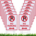 Kigley 12 Pcs No Parking Signs with H Stake for Maximum Visibility