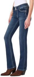 WallFlower Luscious Curvy Bootcut Jeans Mid-Rise - Flattering Fit 12
