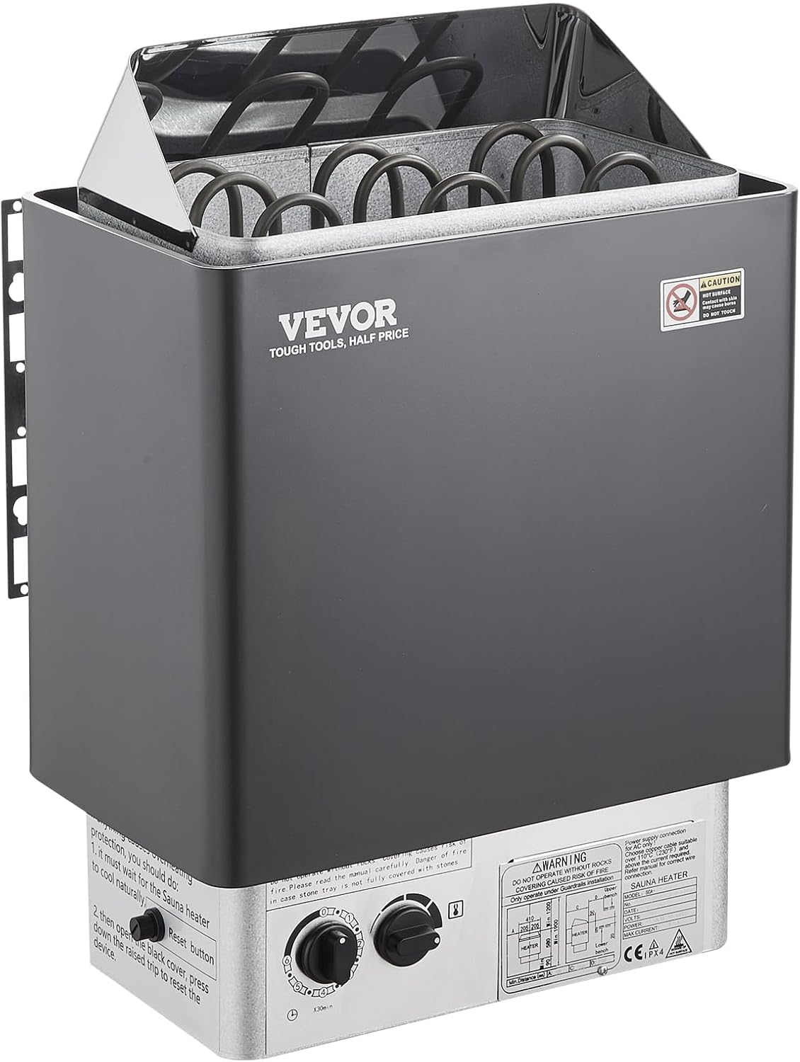 VEVOR Electric Sauna Heater: Timer, Adjustable Temp