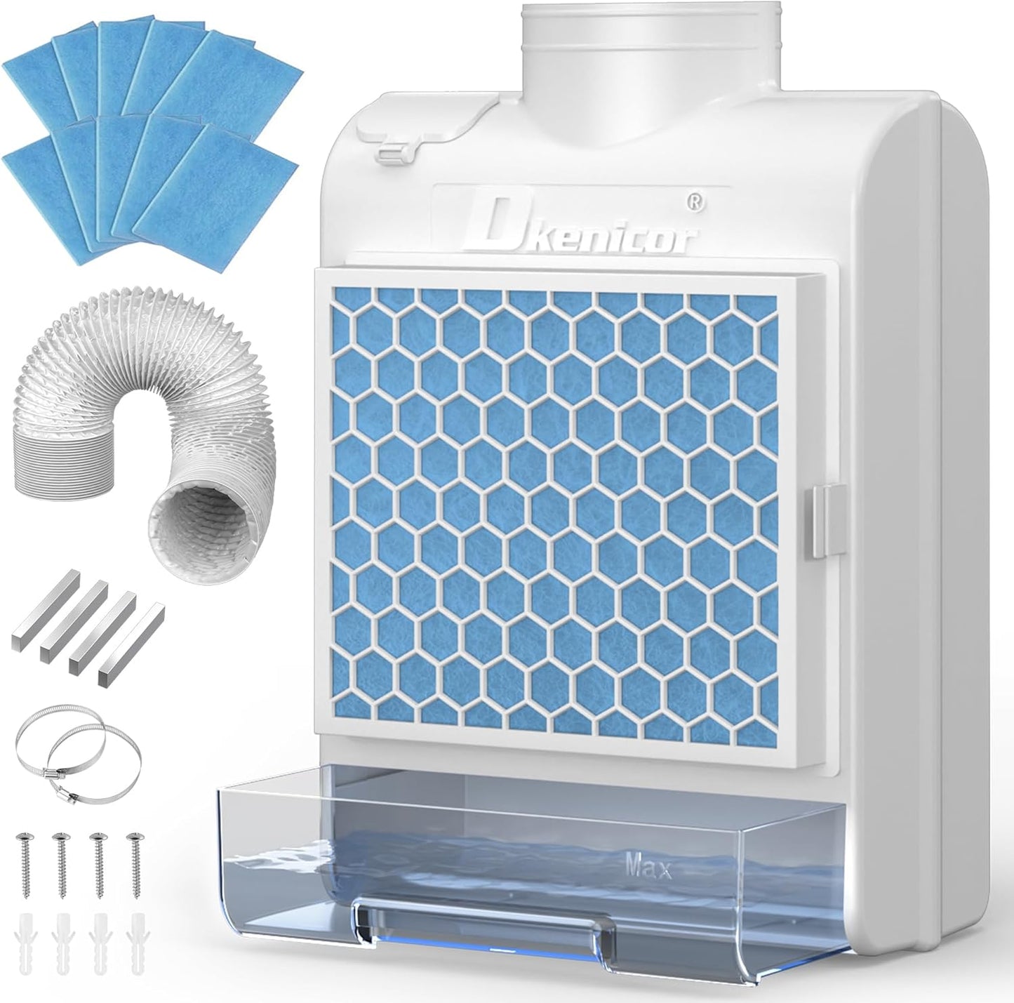 3-in-1 Indoor Dryer Vent Kit with Filters and Water Drawer System