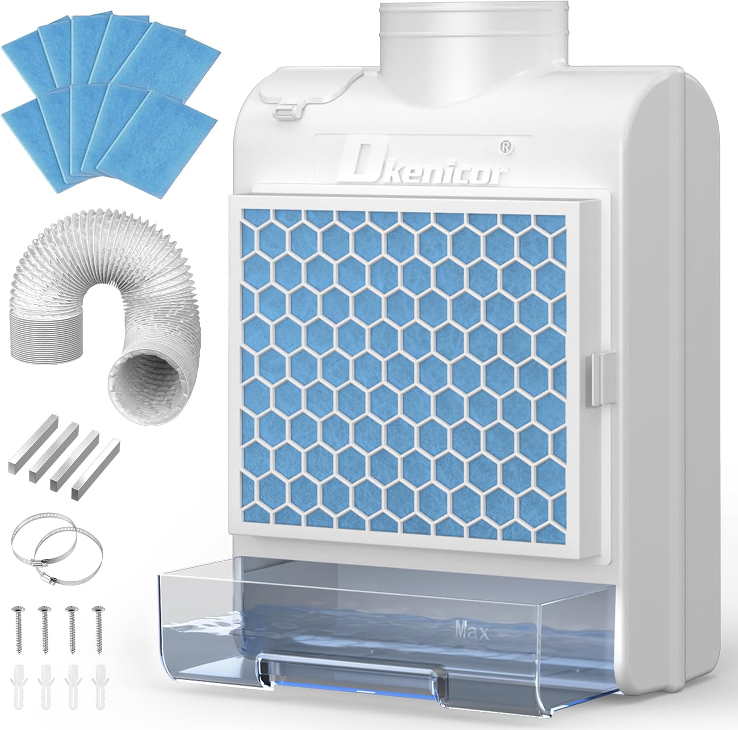 3-in-1 Indoor Dryer Vent Kit with Filters and Water Drawer System