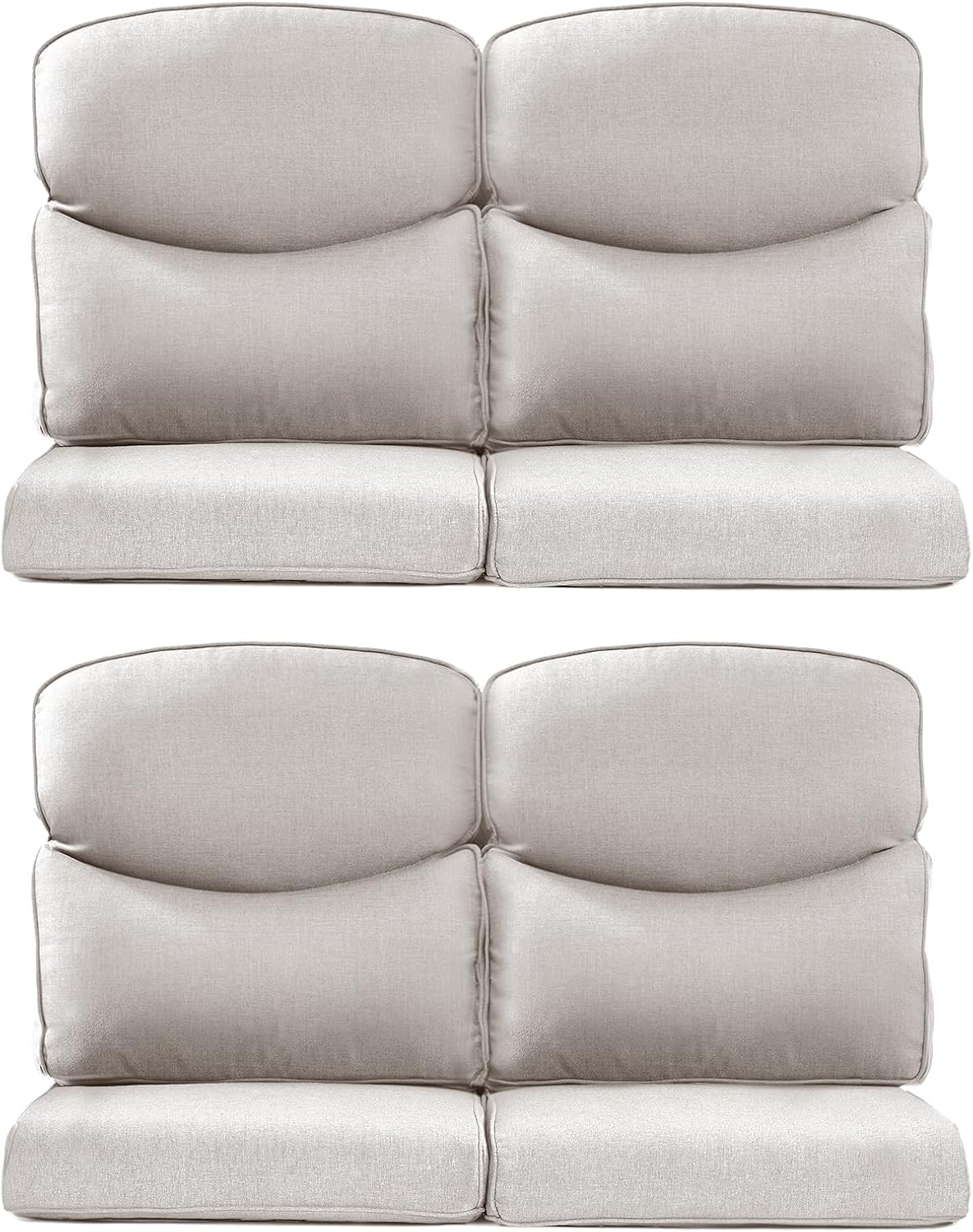 Patio Chair Cushions 4 Packs for Outdoor Glider Rocking Chairs