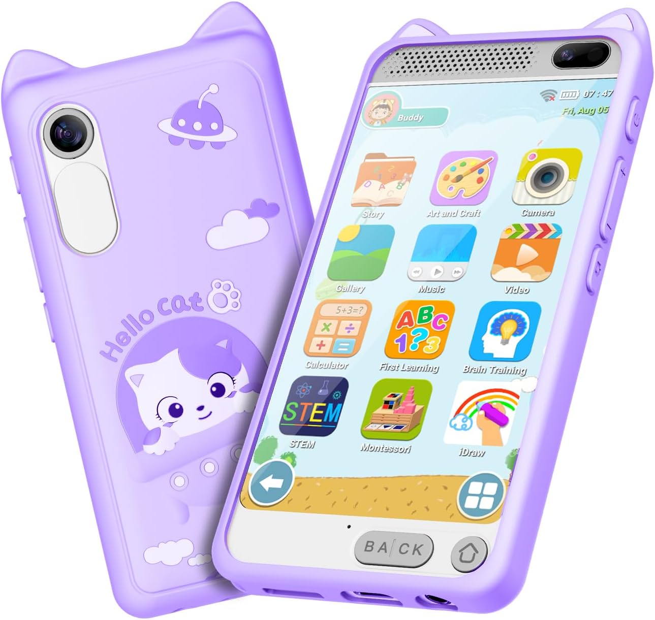 Interactive Learning Kids Toy Smartphone - HD Camera, Music Player, Games