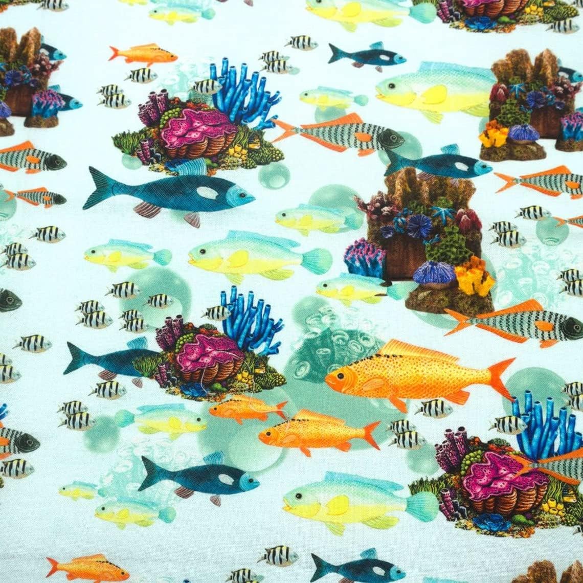 100% Combed Cotton Printed Quilting Fabric for Crafts & DIY