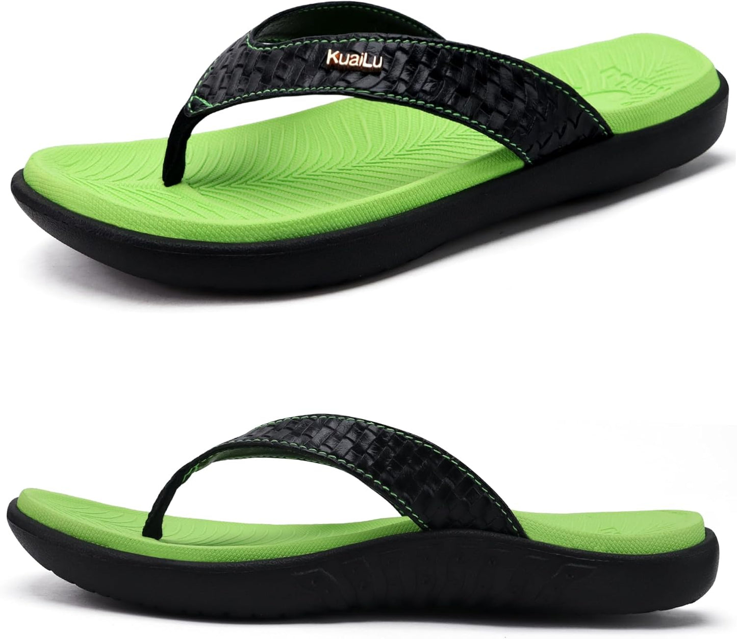 Comfortable Womens Flip Flops with Arch Support for Summer