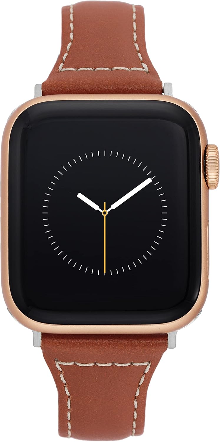 Anne Klein Leather Fashion Band for Apple Watch - Stylish & Secure