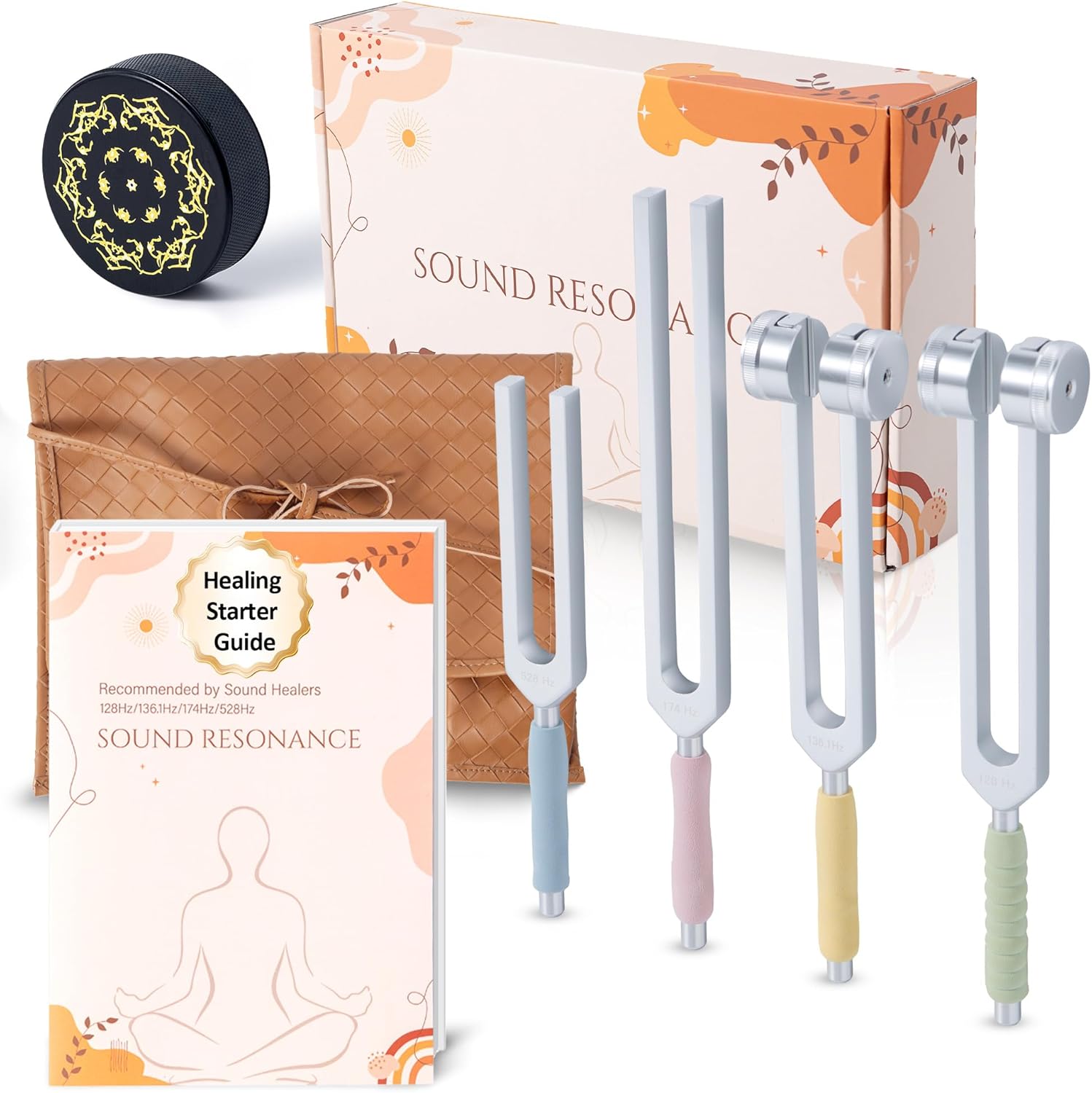 Tuning Forks for Healing Set - Chakra Sound Therapy Instruments