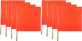 18 in x 18 in Orange Safety Flag Caution Flags for Construction Sites