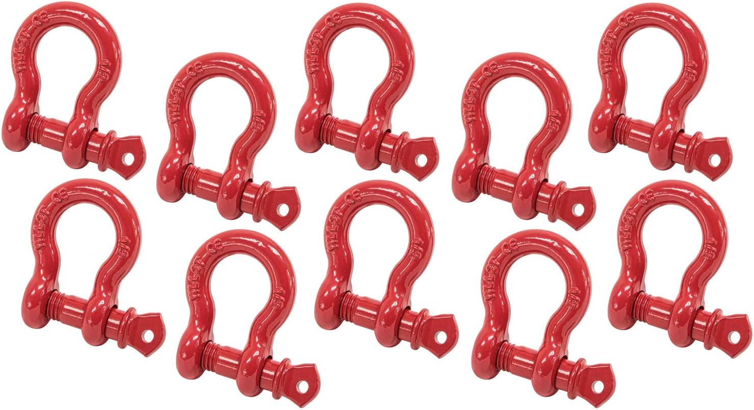 1/2in Anchor Shackle Forged Carbon Steel for Heavy Duty Towing