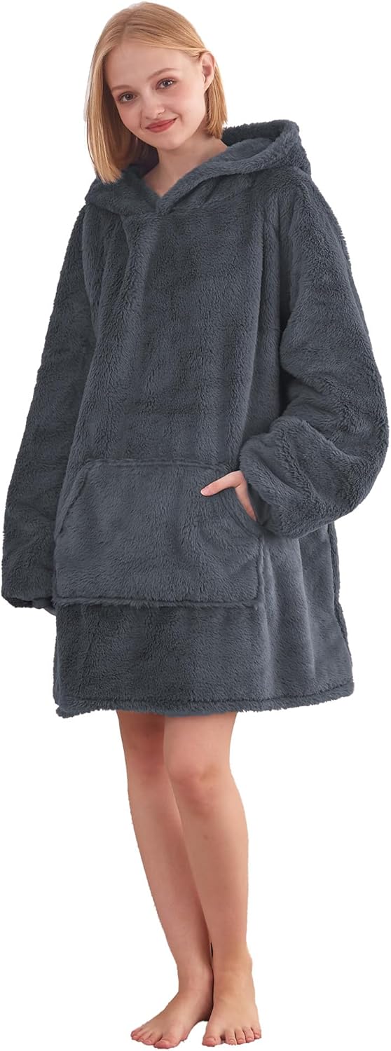Warm & Cozy KORBLISS Hoodie Blanket