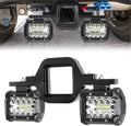 Hitch LED Light 4in Tow Mount - Bright Backup and Reverse Light