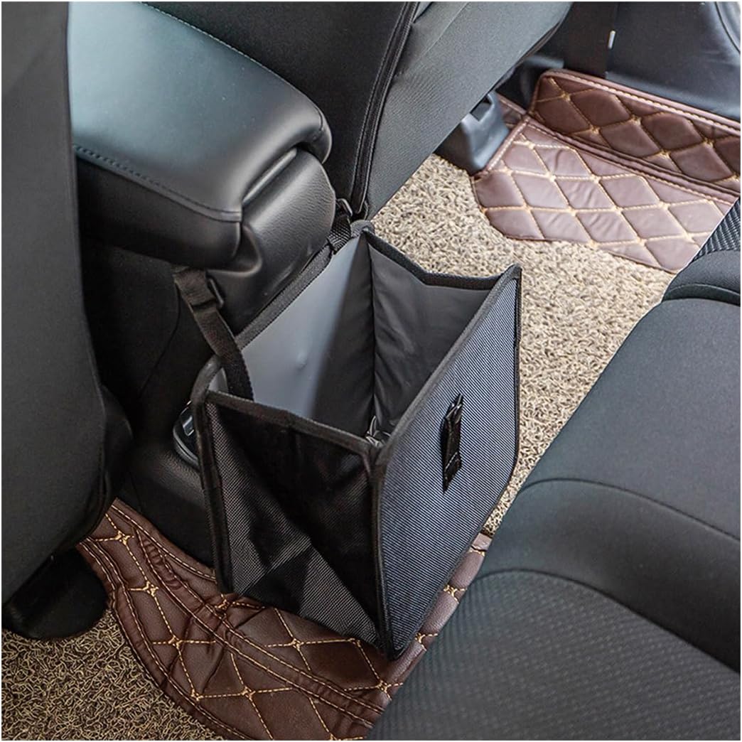 Osilly Foldable Car Trash Can - Leak-Proof 1.85 Gallon Capacity