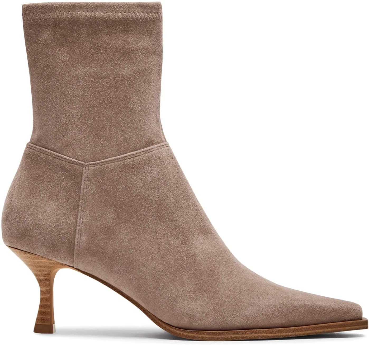 Coutgo Womens Kitten Low Heel Ankle Boots for Fall Fashion