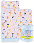Kids Nap Mat with Embedded Pillow & Blanket - Bluey