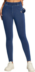 Jeggings for Women High Waisted Stretchy Jeans with Pockets - Tummy