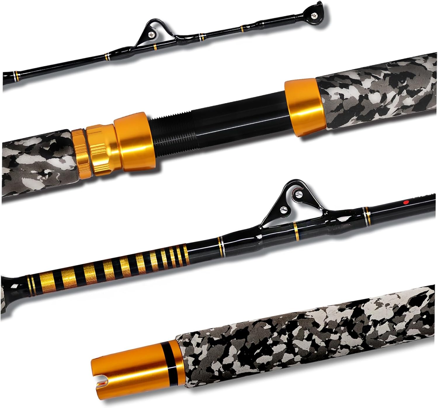 Fiblink 6-Foot Saltwater Offshore Trolling Rod for Big Game Fishing