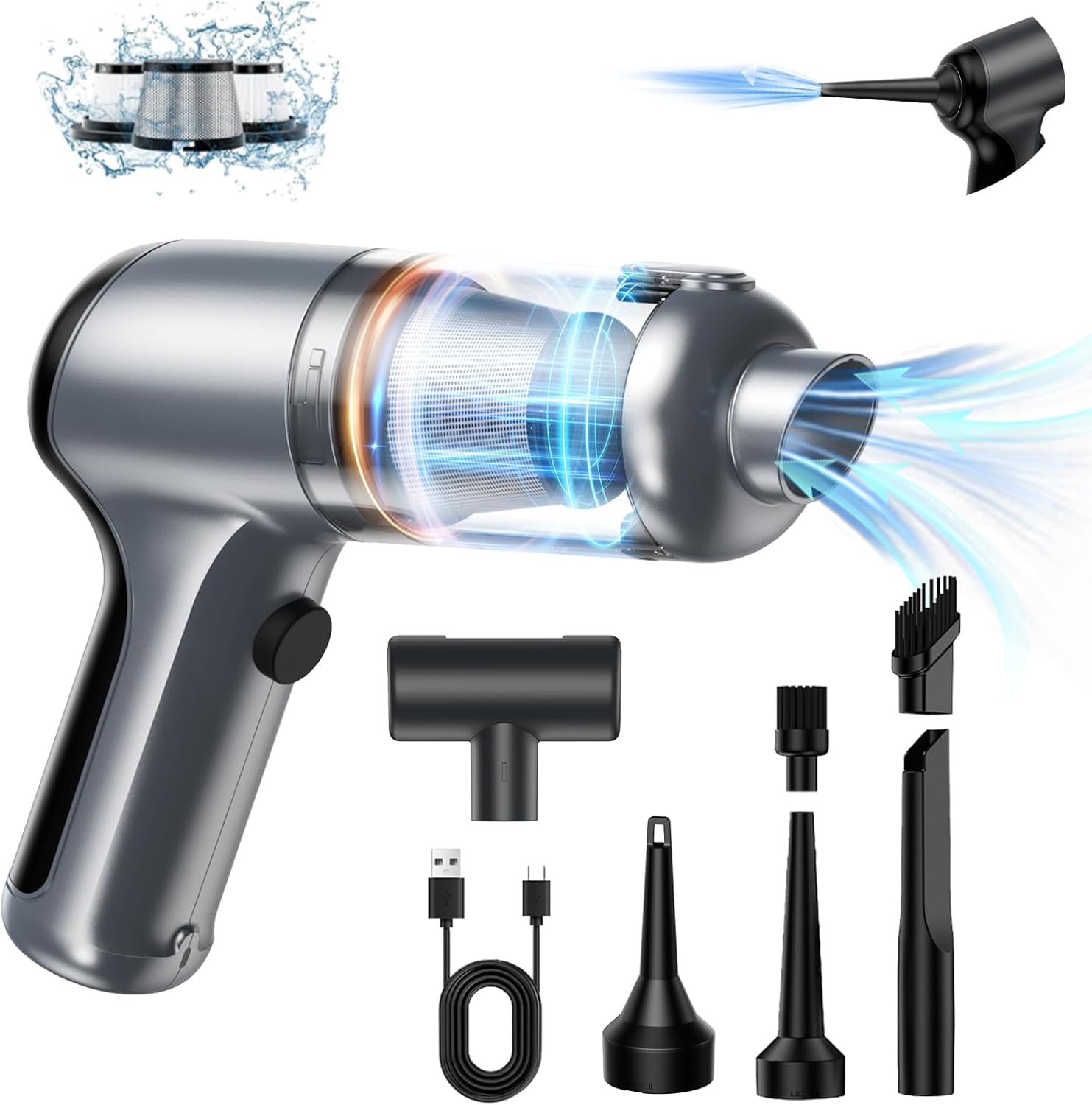MARLALL 18000pa Cordless Air Blower/Vac: Powerful & Portable