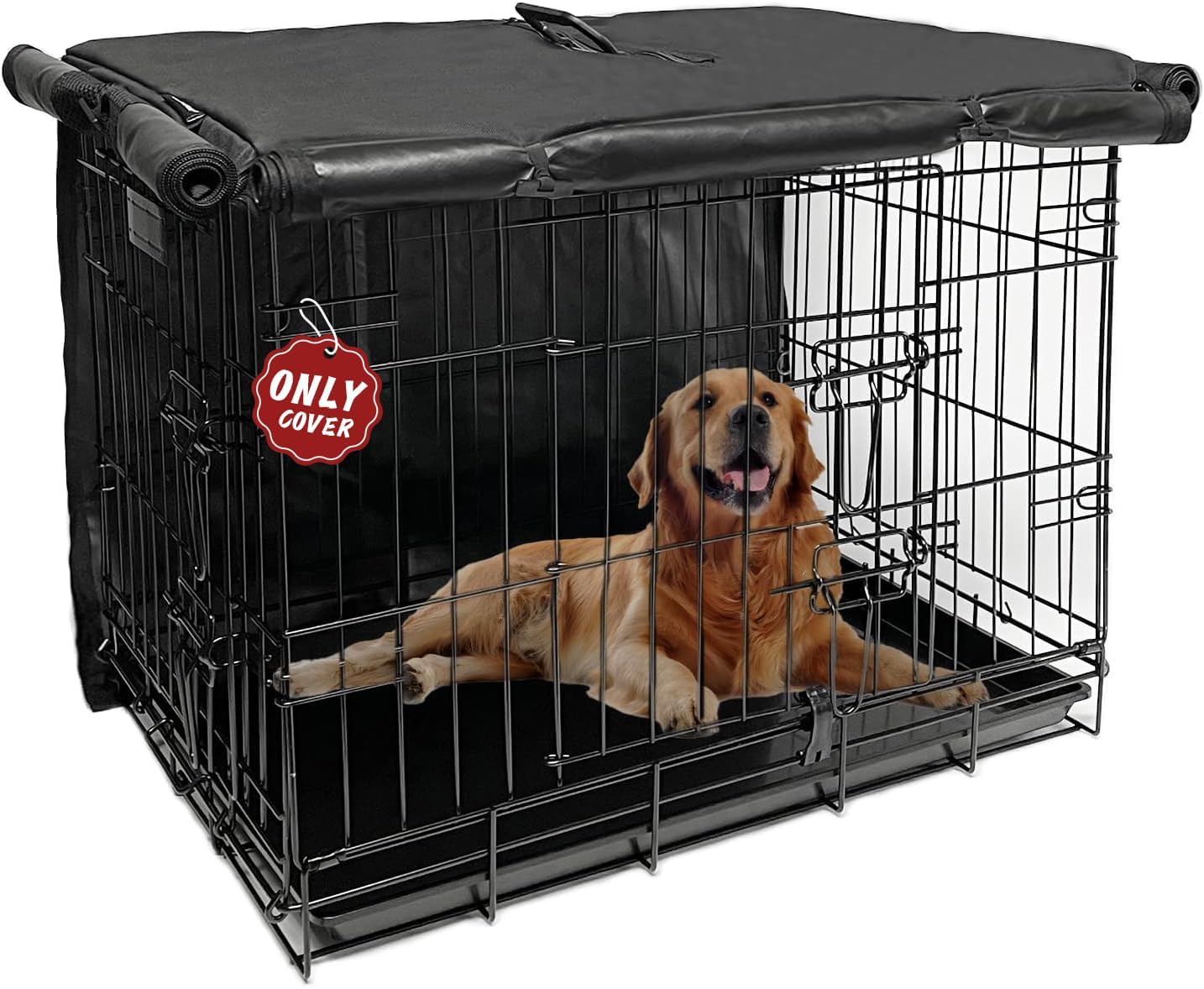 Dog Crate Cover 48 Inch for Large Dog Kennels with 3 Doors
