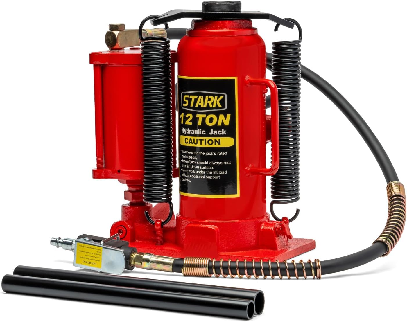 Stark USA 12-Ton Low Profile Bottle Jack for Auto Repair