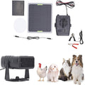 Solar Heater for Greenhouse and Chicken Coop Pets in Winter