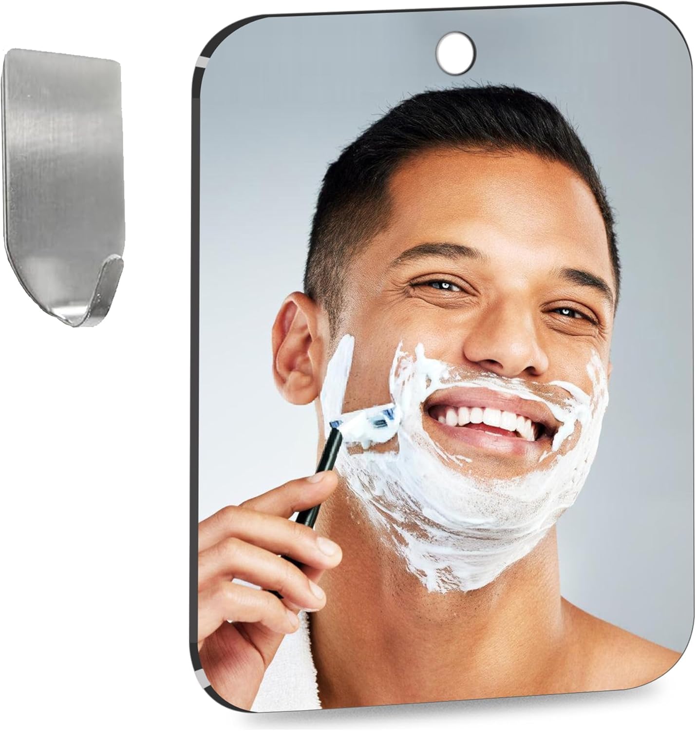 Unbreakable Shower Mirror - Clear Reflection Anywhere