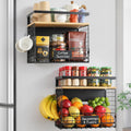 WIDER SHELF Magnetic Shelf Basket for Fridge - Strong Mounting