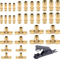 DOT Air Line Fittings Kit 35 PCS - Quick Connect Brake Fittings