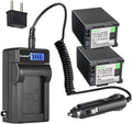 Kastar 2-Pack BP-828 Battery and LCD AC Charger - Long Run 3300mAh