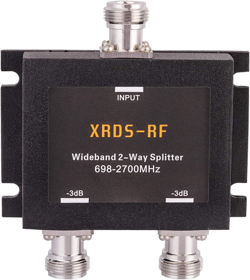 Wide-Band 2 Way Splitter-3dB N Type Female for 4G/LTE Systems